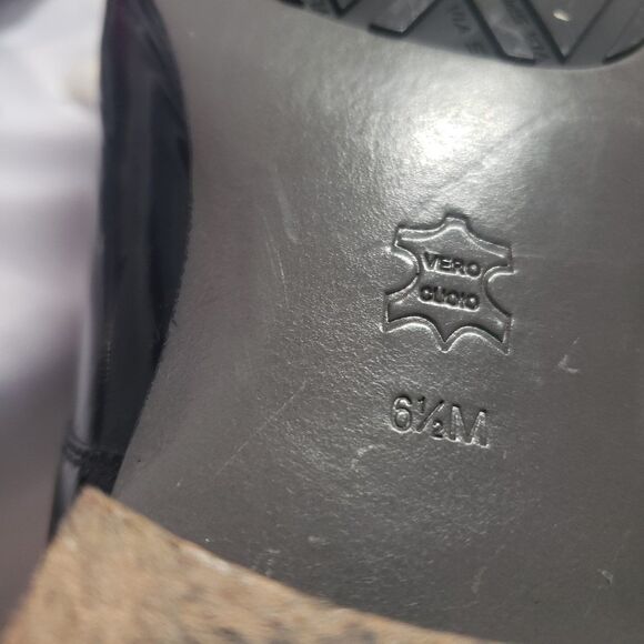 Via Spiga Woman's Black Patent Leather Oxfords sz 6.5 B-preowned - Picture 5 of 5